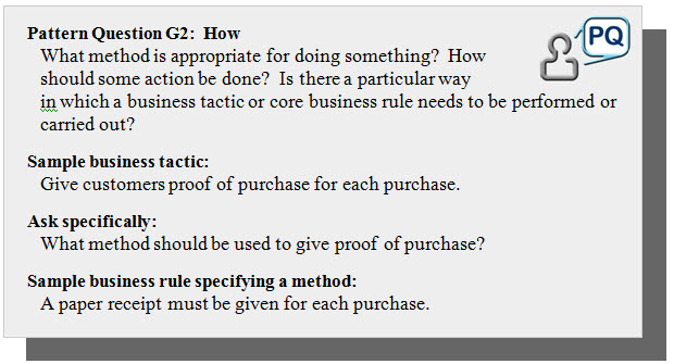 Business Rules: Basic Principles and Pattern Questions for Business ...
