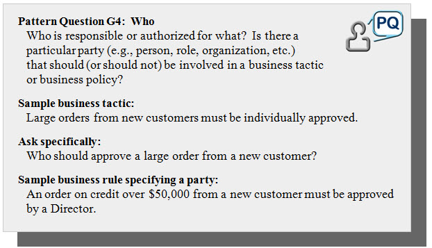 Business Rules: Basic Principles and Pattern Questions for Business ...